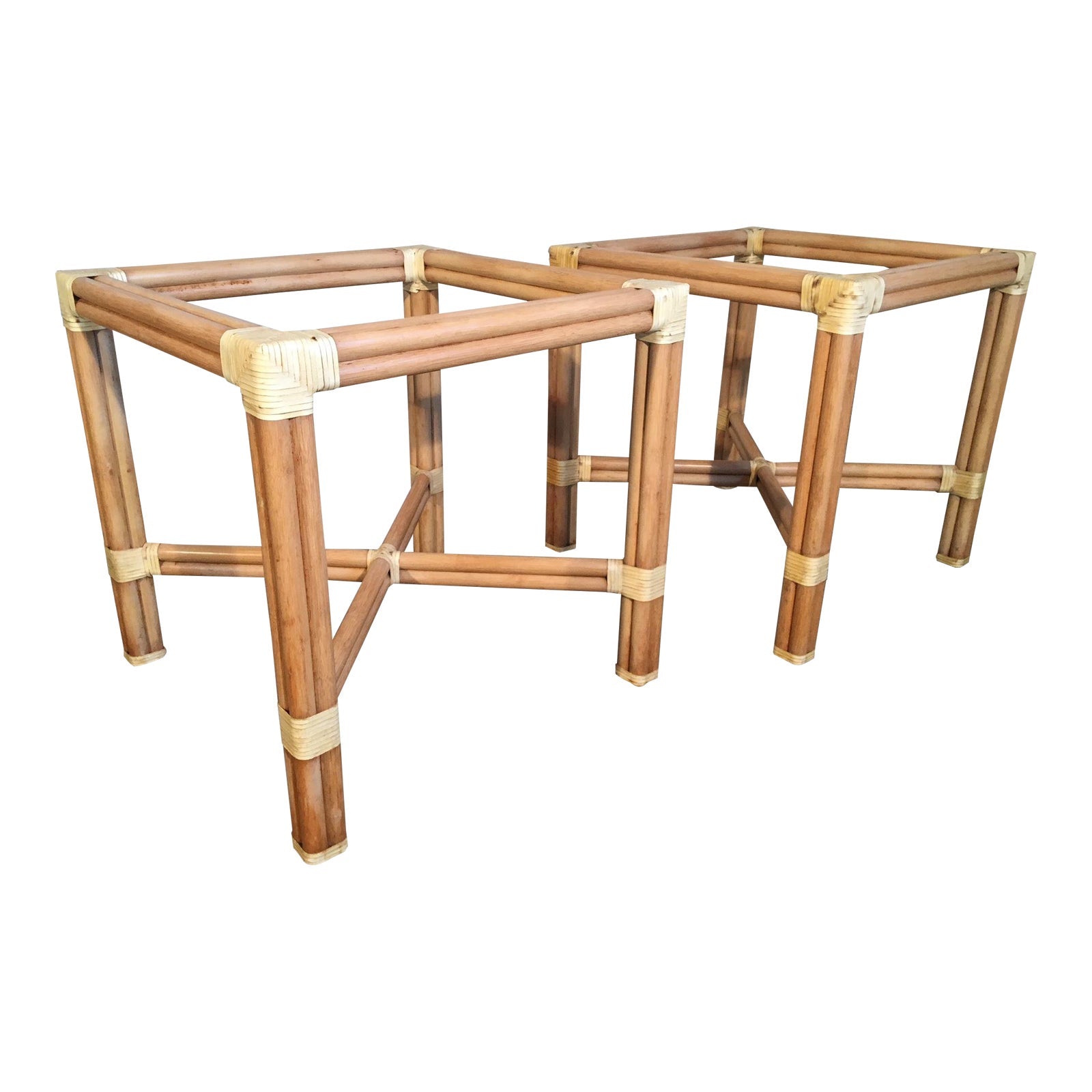 Rattan Dining Table Base by Kipp Stewart for Summit Furniture