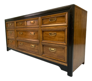 Thomasville Mid Century Two-Toned Triple Dresser