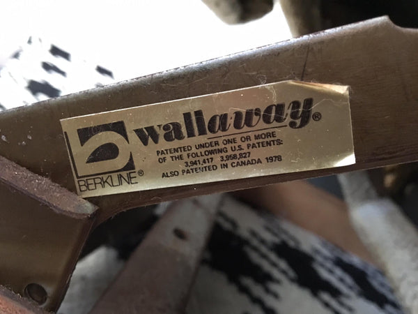 Vintage "Wallaway" Rattan Recliners by Berkline label
